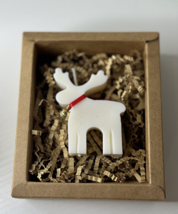 Small Reindeer Candle